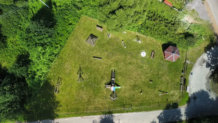 A children's playground in our village.