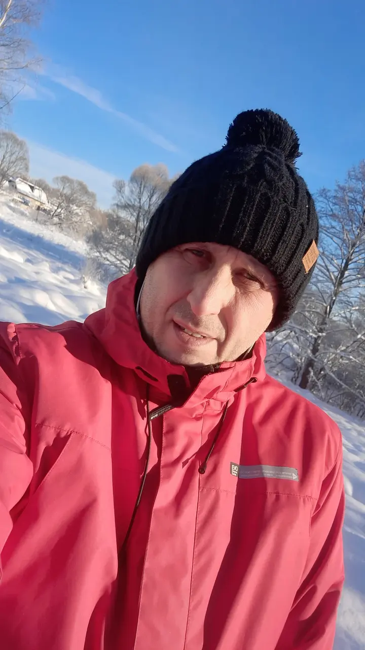Me in a winter setting