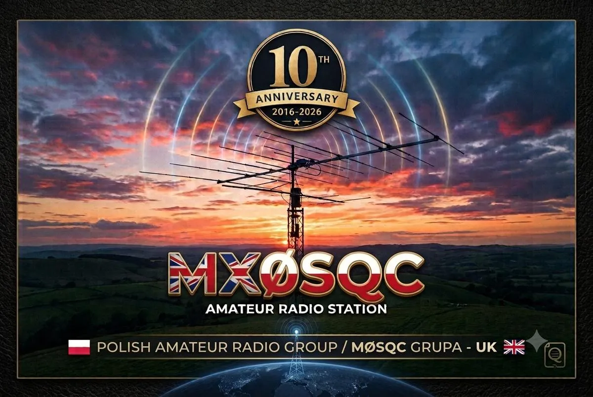 MX0SQC takes to the air – a week of activity marking the 10th anniversary of a Polish group M0SQC